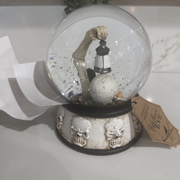 Skeleton Light Up Snow Globe - Picture 5 of 5